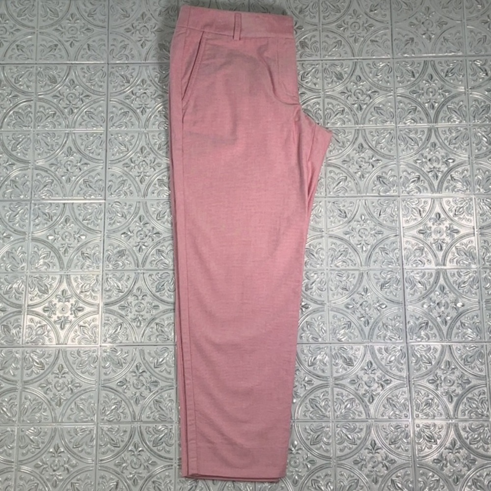 J. Crew NWT Pink Capris Skimmer Pant City Fit Size 8 - Picture 4 of 12